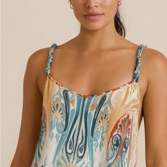 Free People Multicolor Spaghetti Strap Top - Picture 1 of 6